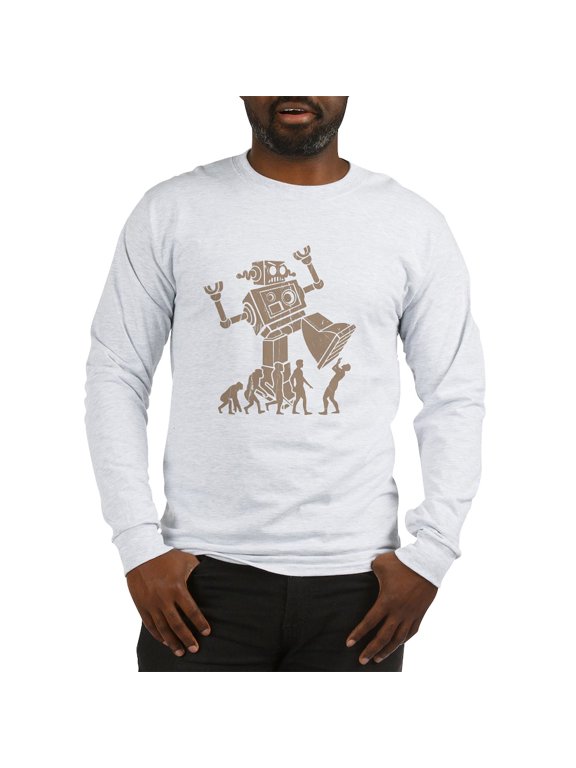 - 2 Robotv2 Long Sleeve T Shirt - Unisex Cotton Long Sleeve T-Shirt