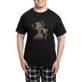 thumbnail image 1 of CafePress - 2 Robotv2 Men's Dark Pajamas - Men's Dark Loose Fit Cotton Pajama Set, 1 of 7