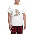 thumbnail image 1 of CafePress - 2 Robotv2 Men's Light Pajamas - Men's Light Loose Fit Cotton Pajama Set, 1 of 7