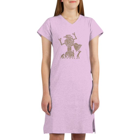 CafePress - 2 Robotv2 - Women's Nightshirt