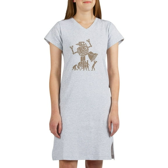 CafePress - 2 Robotv2 - Women's Nightshirt