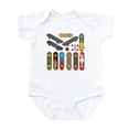 thumbnail image 1 of CafePress - 2 Skateboards Body Suit - Baby Light Bodysuit, Size Newborn - 24 Months, 1 of 4