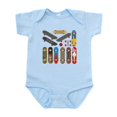 thumbnail image 1 of CafePress - 2 Skateboards Body Suit - Baby Light Bodysuit, Size Newborn - 24 Months, 1 of 4