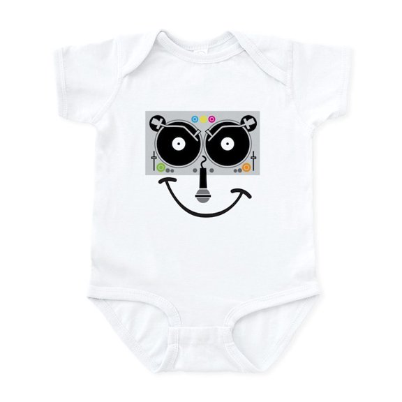 CafePress - 2 Turntables Infant Bodysuit - Baby Light Bodysuit, Size Newborn - 24 Months