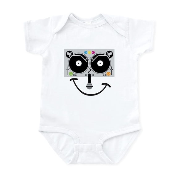 CafePress - 2 Turntables Infant Bodysuit - Baby Light Bodysuit, Size Newborn - 24 Months