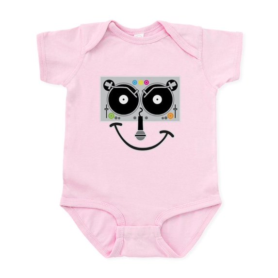 CafePress - 2 Turntables Infant Bodysuit - Baby Light Bodysuit, Size Newborn - 24 Months