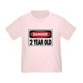 thumbnail image 1 of CafePress - 2 Year Old Danger Sign Toddler T Shirt - Cute Toddler T-Shirt, 100% Cotton, 1 of 4