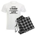 thumbnail image 1 of CafePress - 2 Years Of Love And Beer Pajamas - Men's Light Loose Fit Cotton Pajama Set, 1 of 7