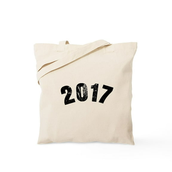 CafePress - 2017 Year Vintage - Unisex Canvas Tote Bag, Beige, 1-Piece
