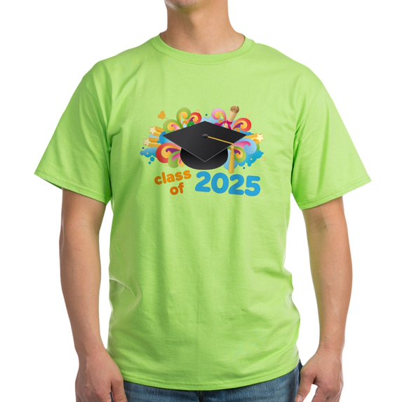 CafePress - 2025 Graduation Light T Shirt - Light T-Shirt - CP