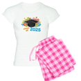 thumbnail image 1 of CafePress - 2025 Graduation Women's Light Pajamas - Women's Short Sleeve Print T-Shirt and Pants Light Cotton Pajama Set, 1 of 7