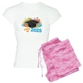 thumbnail image 1 of CafePress - 2025 Graduation Women's Light Pajamas - Women's Short Sleeve Print T-Shirt and Pants Light Cotton Pajama Set, 1 of 7