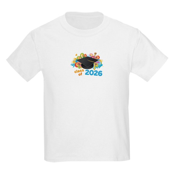 CafePress - 2026 Graduation Kids Light T Shirt - Light T-Shirt Kids XS-XL