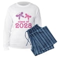 thumbnail image 1 of CafePress - 2028 Butterflies Class - Women's Long Sleeve Relaxed Fit Cotton Light Pajama Set, 1 of 3