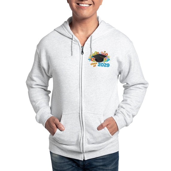 CafePress - 2029 Graduation Zip Hoodie - Zip Hoodie, Classic Hooded Sweatshirt with Metal Zipper