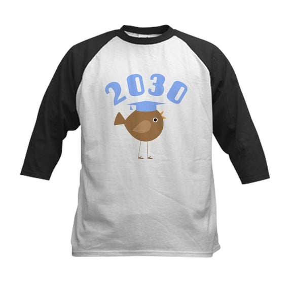 CafePress - 2030 Class Graduate Kids Baseball Jersey - Kids Cotton Baseball Jersey, 3/4 Sleeve Shirt