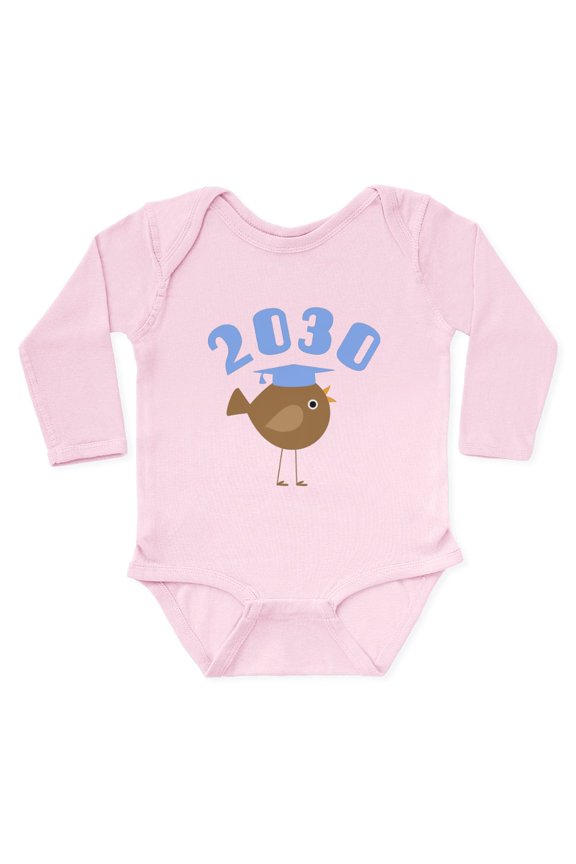 - 2030 Class Graduate Long Sleeve Infant Bodysuit - Long Sleeve Cotton Baby Bodysuit