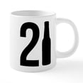 thumbnail image 1 of CafePress - 21 Years Old - 20 Oz White Ceramic Mega Mug, 1 of 5
