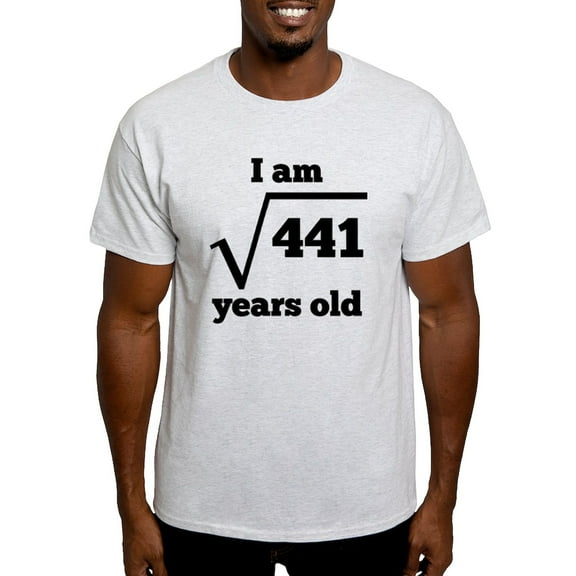 CafePress - 21St Birthday Square Root T Shirt - Men's Classic Graphic T-Shirt