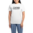 thumbnail image 1 of CafePress - 22@88 Women's Light Pajamas - Women's Short Sleeve Print T-Shirt and Pants Light Cotton Pajama Set, 1 of 7