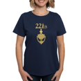 thumbnail image 1 of CafePress - 221B Baker Street Sherlock Holmes T Shirt - Women's Traditional Fit Dark T-Shirt, 1 of 4