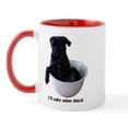 thumbnail image 1 of CafePress - 23 Pugs I'll Take Mine Black Mug - 11 oz Ceramic Mug - Novelty Coffee Tea Cup, 1 of 3
