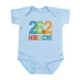 thumbnail image 1 of CafePress - 26.2 Here I Come Body Suit - Baby Light Bodysuit, Size Newborn - 24 Months, 1 of 4