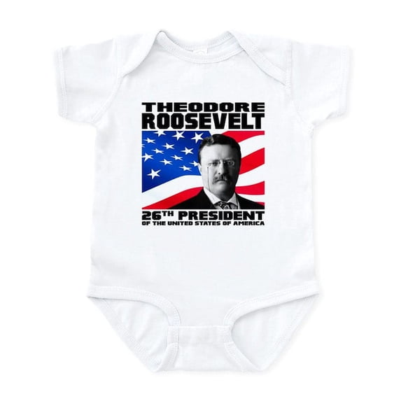 CafePress - 26 Roosevelt Infant Bodysuit - Baby Light Bodysuit, Size Newborn - 24 Months
