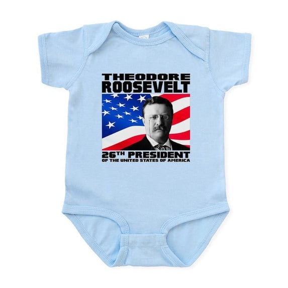 CafePress - 26 Roosevelt Infant Bodysuit - Baby Light Bodysuit, Size Newborn - 24 Months