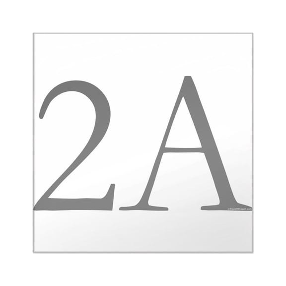 CafePress - 2A Rectangle Sticker - Square Sticker 3" x 3"