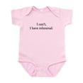 thumbnail image 1 of CafePress - 2Icant I Have Rehearsal Body Suit - Baby Light Bodysuit, Size Newborn - 24 Months, 1 of 4