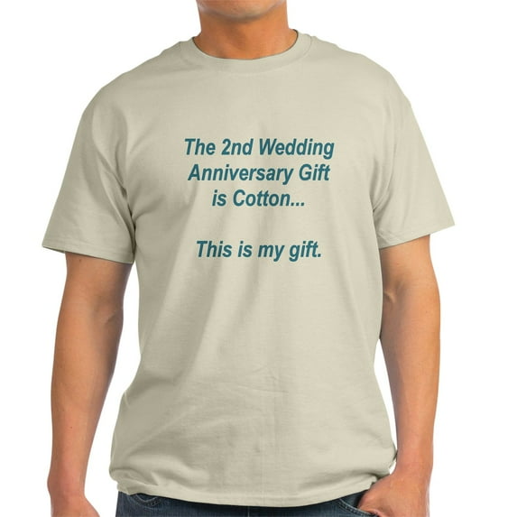 CafePress - 2Nd Anniversary Gift Light T Shirt - Men's Classic Graphic T-Shirt
