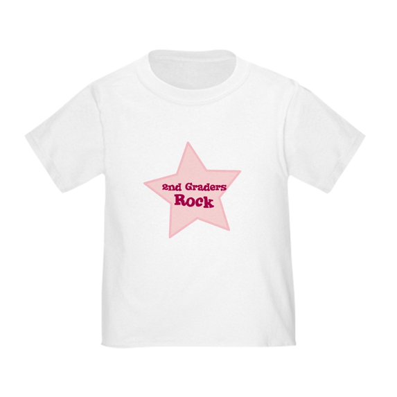CafePress - 2Nd Graders Rock Toddler T Shirt - Cute Toddler T-Shirt, 100% Cotton