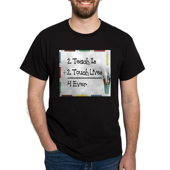 CafePress - 2Teach T Shirt - Men's Classic Graphic Cotton T-Shirt