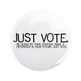 thumbnail image 1 of CafePress - 3.5 JUST VOTE Button! - 3.5" Button, 1 of 3