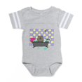 thumbnail image 1 of CafePress - 3 FIN Cat Bath - Cute Infant Baby Football Bodysuit, 1 of 3