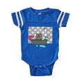 thumbnail image 1 of CafePress - 3 FIN Cat Bath - Cute Infant Baby Football Bodysuit, 1 of 3