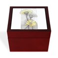 thumbnail image 1 of CafePress - 3 Gerberas Yellow - Keepsake Box, Finished Hardwood Jewelry Box, Velvet Lined Memento Box, 1 of 5