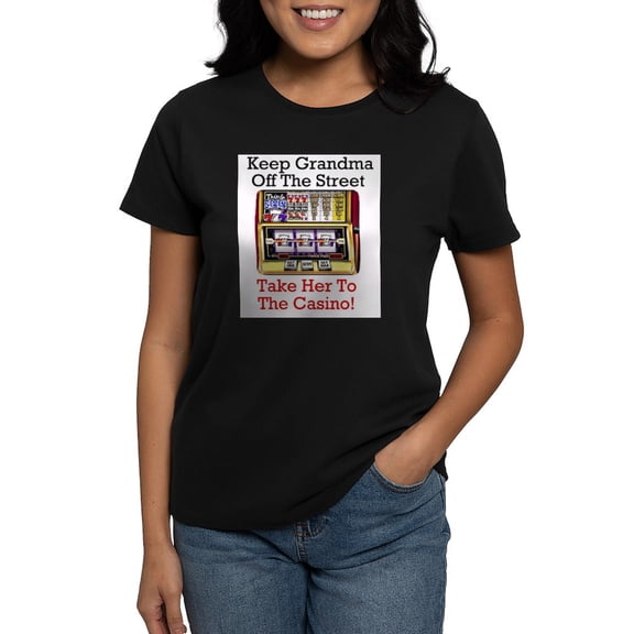 CafePress - 3 Gmacasino T Shirt - Women's Traditional Fit Dark T-Shirt