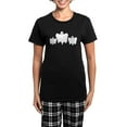 thumbnail image 1 of CafePress - 3 Halloween Ghosts Women's Dark Pajamas - Women's Short Sleeve Print T-Shirt and Pants Dark Cotton Pajama Set, 1 of 7
