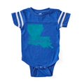 thumbnail image 1 of CafePress - 3 Louisiana - Cute Infant Baby Football Bodysuit, 1 of 3