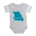 thumbnail image 1 of CafePress - 3 Missouri - Cute Infant Baby Football Bodysuit, 1 of 3