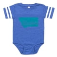 thumbnail image 1 of CafePress - 3 Montana - Cute Infant Baby Football Bodysuit, 1 of 3