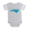 thumbnail image 1 of CafePress - 3 N Carolina - Cute Infant Baby Football Bodysuit, 1 of 3