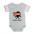 thumbnail image 1 of CafePress - 3 Ninjababy_FINAL - Cute Infant Baby Football Bodysuit, 1 of 3
