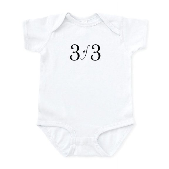 CafePress - 3 Of 3 (3Rd Child) Infant Bodysuit - Baby Light Bodysuit, Size Newborn - 24 Months