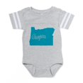 thumbnail image 1 of CafePress - 3 Oregon - Cute Infant Baby Football Bodysuit, 1 of 3