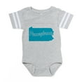 thumbnail image 1 of CafePress - 3 Pennsylvania - Cute Infant Baby Football Bodysuit, 1 of 3