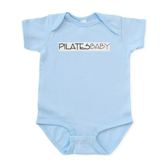 CafePress - 3 Pilatesbaby Body Suit - Baby Light Bodysuit, Size Newborn - 24 Months