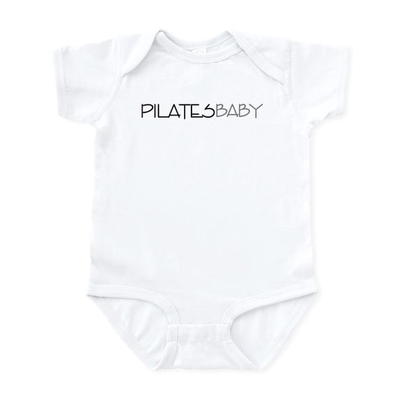 CafePress - 3 Pilatesbaby Body Suit - Baby Light Bodysuit, Size Newborn - 24 Months